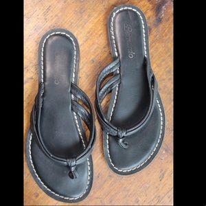 Black Bernardo Sandals